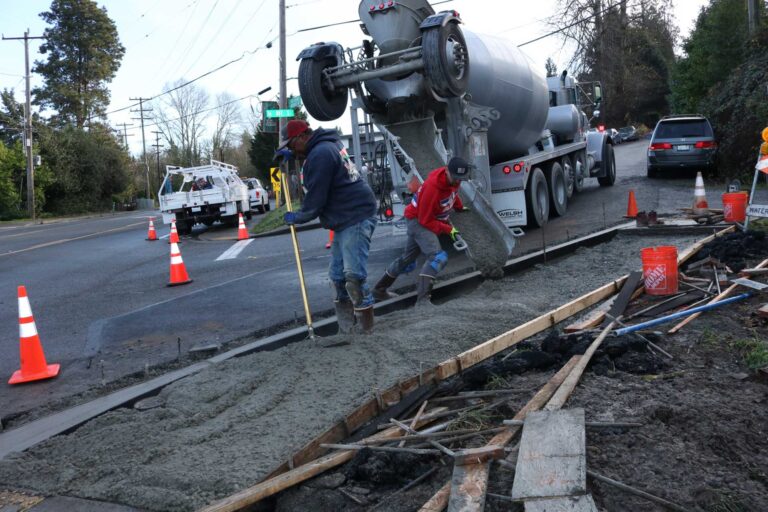 City sidewalk repair project